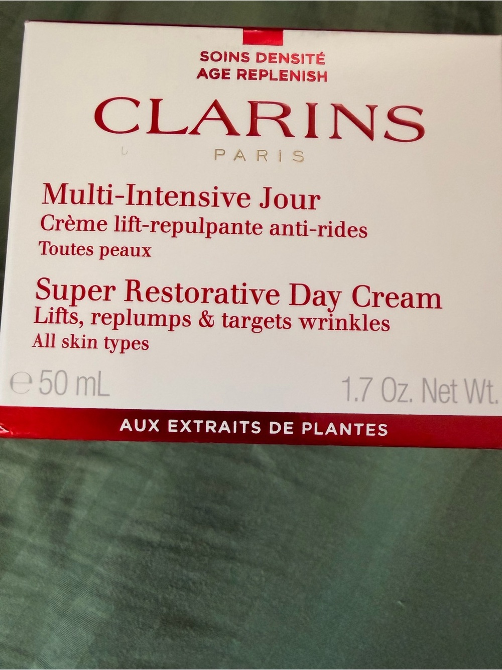 Clarins Super Restorative Day Cream - Multi-Intensive Jour (NEW) - Picture 3 of 4